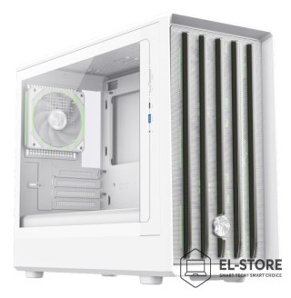 No name GameMax CLAW 360 WH Micro Tower Biały