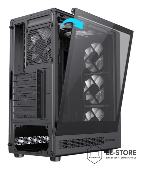 No name GameMax Storm 2 AB Midi Tower Czarny