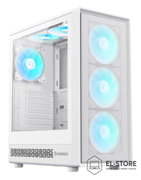 No name GameMax Storm 2 AW Midi Tower Biały