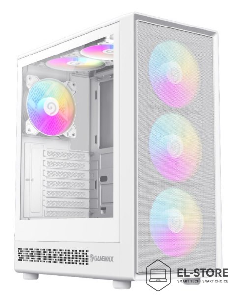 No name GameMax Storm 2 AW Midi Tower Biały