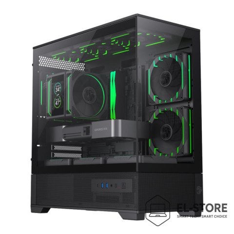 No name GameMax VISTA 2 MB Mini Tower Czarny