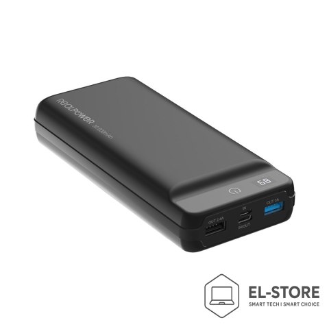 No name RealPower PB-30k PD 30000 mAh Czarny
