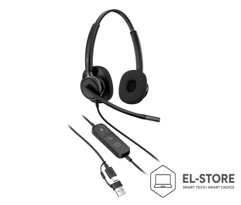 POLY HP Poly Mission 425 Classic - przewodowy zestaw słuchawkowy USB stereo (opakowanie zbiorcze)