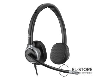 POLY HP Poly Mission 625 - stereofoniczny przewodowy zestaw słuchawkowy USB (opakowanie zbiorcze)