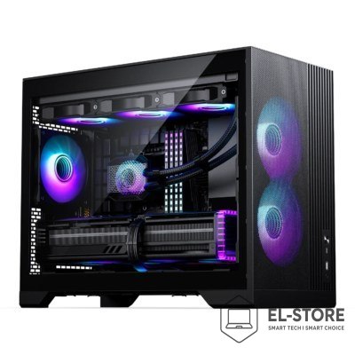Phanteks Obudowa PC PHANTEKS XT M3, Mini Obudowa, mATX, RGB, Szkło hartowane - w tym 3x wentylatory 120 mm, czarne
