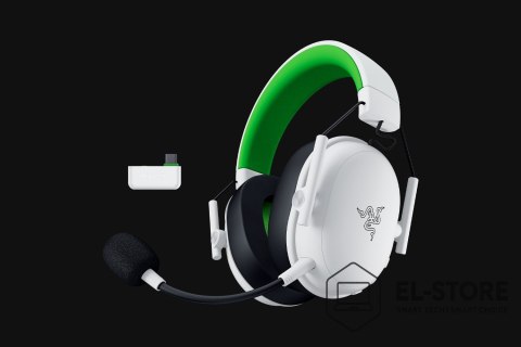 RAZER Razer BlackShark V3 X HyperSpeed Zestaw słuchawkowy Bezprzewodowy Opaska na głowę Gaming USB Type-C Bluetooth Biały