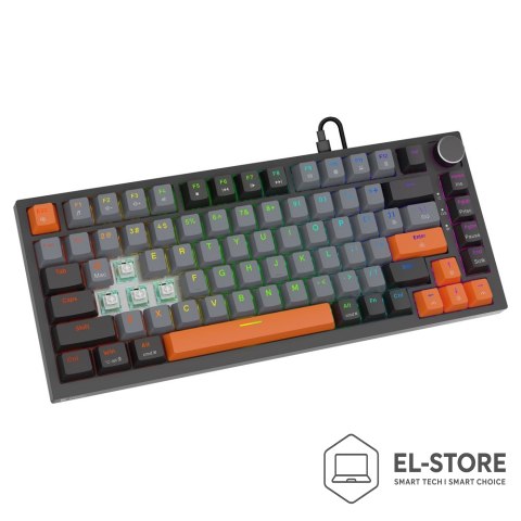 SAVIO SAVIO KLAWIATURA MAGNETYCZNA ASTRAL BLACK OUTEMU WHITE JADE RGB 3 KOLORY KEYCAPÓW