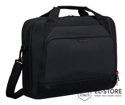 Targus Targus EcoSmart 45,7 cm (18") Aktówka Czarny, Czerwony