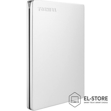 Toshiba Toshiba Canvio Slim zewnętrzny dysk twarde 2 TB 2.5" Micro-USB B 3.2 Gen 1 (3.1 Gen 1) Srebrny