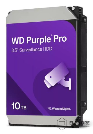 WD Dysk HDD WD Purple Pro WD102PURP (10 TB ; 3.5"; 256 MB; 7200 obr/min)