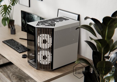 Arctic Cooling Obudowa APNX V1, Midi-Tower, ATX, Tempered Glass, czarno-biała