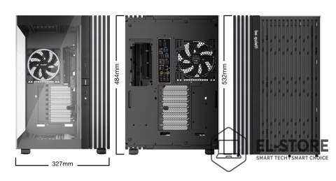 BE QUIET! OBUDOWA BE QUIET! Light Base 900 FX Black