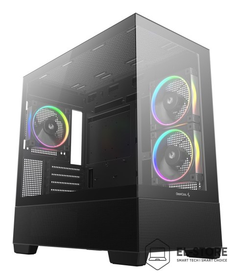DEEPCOOL DeepCool CG380 3F Midi Tower Czarny