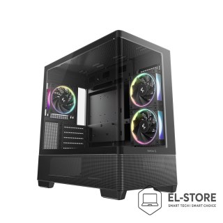DEEPCOOL DeepCool CG380U 3F Tower Czarny