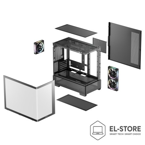 DEEPCOOL DeepCool CG380U 3F Tower Czarny