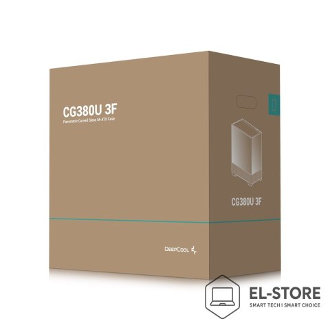 DEEPCOOL DeepCool CG380U 3F Tower Czarny