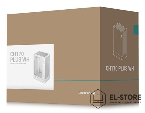 DEEPCOOL Obudowa DeepCool CH170 PLUS WH