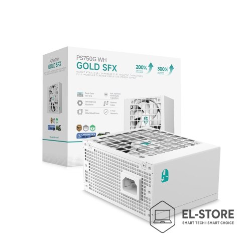 DEEPCOOL Zasilacz DeepCool PS750G-FE biały