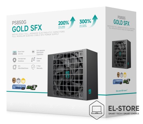 DEEPCOOL Zasilacz DeepCool PS850G-FE