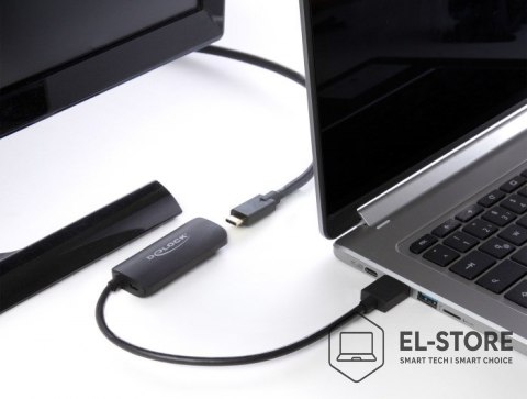 DELOCK DeLOCK Adapter HDMI-A męski > USB Type-C żeński czarny