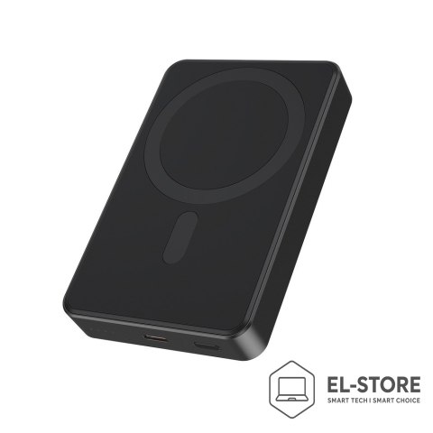 GEMBIRD GEMBIRD BEZPRZEWODOWY POWERBANK MAGNETYCZNY 15W 10000 MAH, CZARNY