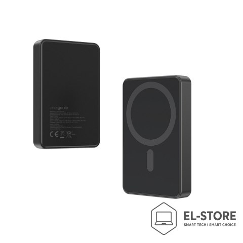 GEMBIRD GEMBIRD BEZPRZEWODOWY POWERBANK MAGNETYCZNY 15W 10000 MAH, CZARNY