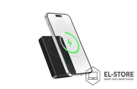 GEMBIRD GEMBIRD BEZPRZEWODOWY POWERBANK MAGNETYCZNY 15W 10000 MAH, CZARNY
