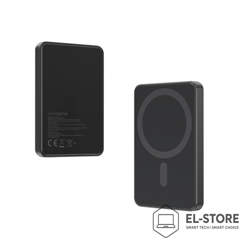 GEMBIRD GEMBIRD POWERBANK Z ŁADOWANIEM BEPRZEWODOWYM 15W 5000MAH, CZARNY