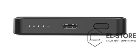 GEMBIRD GEMBIRD POWERBANK Z ŁADOWANIEM BEPRZEWODOWYM 15W 5000MAH, CZARNY