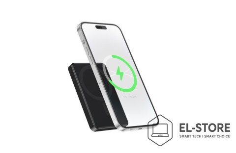 GEMBIRD GEMBIRD POWERBANK Z ŁADOWANIEM BEPRZEWODOWYM 15W 5000MAH, CZARNY