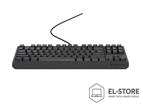 GENESIS KLAWIATURA DLA GRACZY GENESIS THOR 230 TKL CZ/SK RGB MECHANICZNA OUTEMU RED CZARNA HOT SWAP