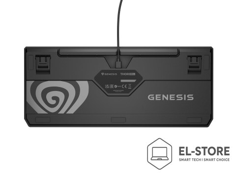 GENESIS KLAWIATURA DLA GRACZY GENESIS THOR 230 TKL CZ/SK RGB MECHANICZNA OUTEMU RED CZARNA HOT SWAP