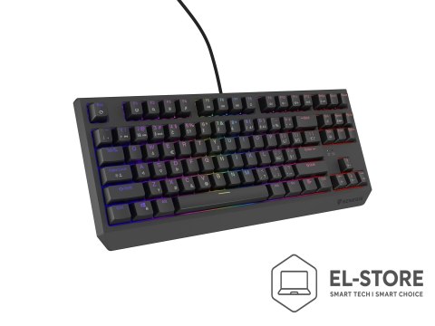 GENESIS KLAWIATURA DLA GRACZY GENESIS THOR 230 TKL CZ/SK RGB MECHANICZNA OUTEMU RED CZARNA HOT SWAP