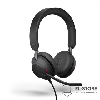Jabra Słuchawki Jabra Evolve2 40 SE MS Stereo - Headset - On-Ear