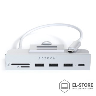 No name Satechi Aluminum USB-C Clamp Hub Pro dla Apple iMac (6 in 1)