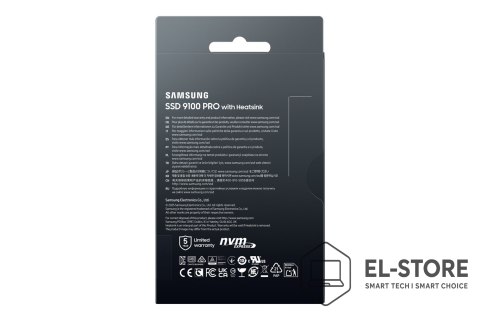 Samsung Dysk SSD Samsung 9100 Pro 1TB M.2 2280 PCI-E x4 Gen5 NVMe