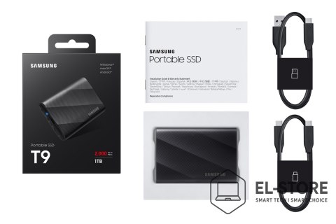 Samsung Dysk SSD Samsung T9 1TB MU-PG1T0B/EU