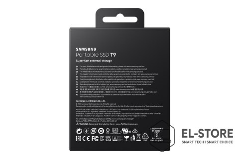 Samsung Dysk SSD Samsung T9 1TB MU-PG1T0B/EU