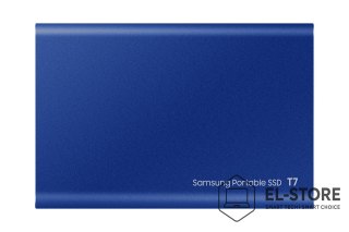 Samsung Dysk zewnętrzny SSD Samsung T7 (1TB; USB 3.2; niebieski; MU-PC1T0H/WW)