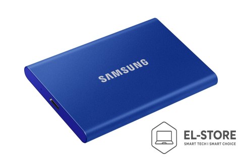 Samsung Dysk zewnętrzny SSD Samsung T7 (1TB; USB 3.2; niebieski; MU-PC1T0H/WW)