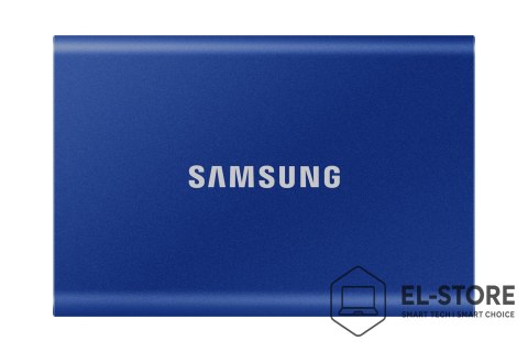 Samsung Dysk zewnętrzny SSD Samsung T7 (1TB; USB 3.2; niebieski; MU-PC1T0H/WW)