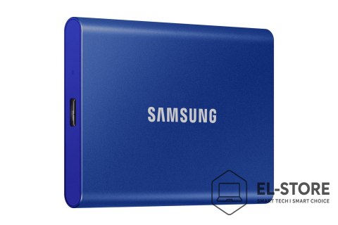 Samsung Dysk zewnętrzny SSD Samsung T7 (1TB; USB 3.2; niebieski; MU-PC1T0H/WW)