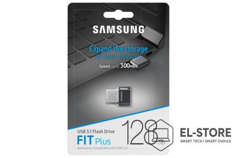 Samsung SAMSUNG FLASH FIT Plus 128GB MUF-128AB/APC GRAY