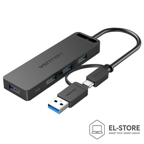 Vention Hub 5w1 USB 3.0 Vention z adapterem USB-C do USB-A