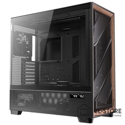 Antec Antec FLUX PRO Full Tower Czarny, Drewno