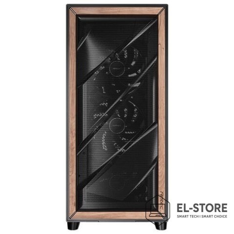 Antec Antec FLUX PRO Full Tower Czarny, Drewno