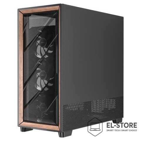 Antec Antec FLUX PRO Full Tower Czarny, Drewno