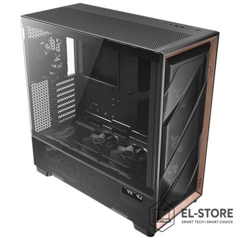 Antec Antec FLUX PRO Full Tower Czarny, Drewno