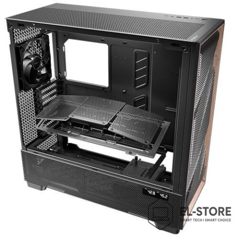 Antec Antec FLUX PRO Full Tower Czarny, Drewno