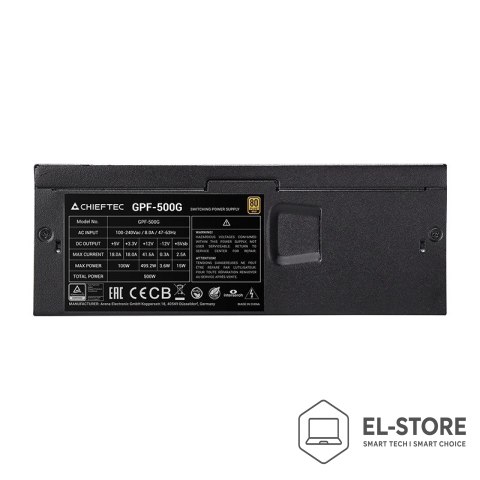 Chieftec Zasilacz Chieftec Smart Series 500W GPF-500G
